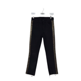 MOTHER RET$238 BEADED ANKLE FRAYED DESIGNER JEANS BLACK 27