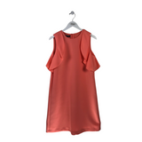 LAFAYETTE 148 SLEEVELESS DESIGNER DRESS ORANGE SMALL