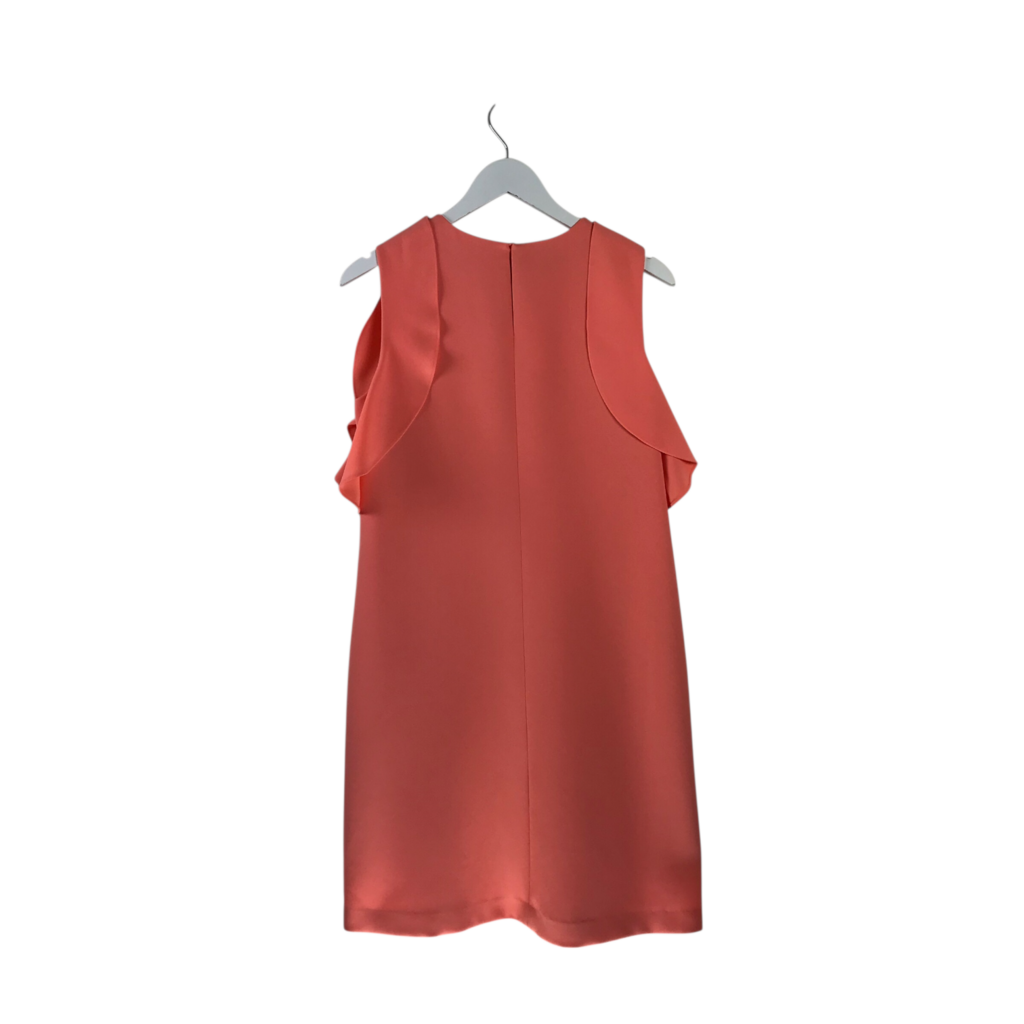 LAFAYETTE 148 SLEEVELESS DESIGNER DRESS ORANGE SMALL