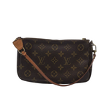 LOUIS VUITTON 2005 CERISES POCHETTE LUXE HANDBAG BROWN