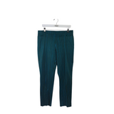 AKRIS PUNTO STRAIGHT LEG DESIGNER PANT GREEN BLUE 12