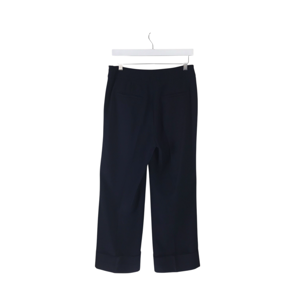 PESERICO RET$398 CUFF DESIGNER PANT BLACK 12