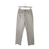 DESIGUAL STRAIGHT LEG FRAYED DESIGNER JEANS CREAM 38