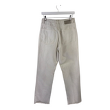 DESIGUAL STRAIGHT LEG FRAYED DESIGNER JEANS CREAM 38