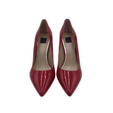WHITE HOUSE BLACK MARKET PATENT LEATHER PUMP SHOES RED 8M