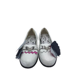 CALLAWAY GOLF LOAFERS INTERCHANGEABLE FRINGE SHOES WHITE 9.5