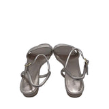 VANELI RET$195 METALLIC STRAPPY SANDAL SHOES GOLD 9.5N