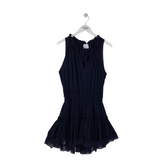 MISA SLEEVELESS DESIGNER DRESS NAVY MEDIUM