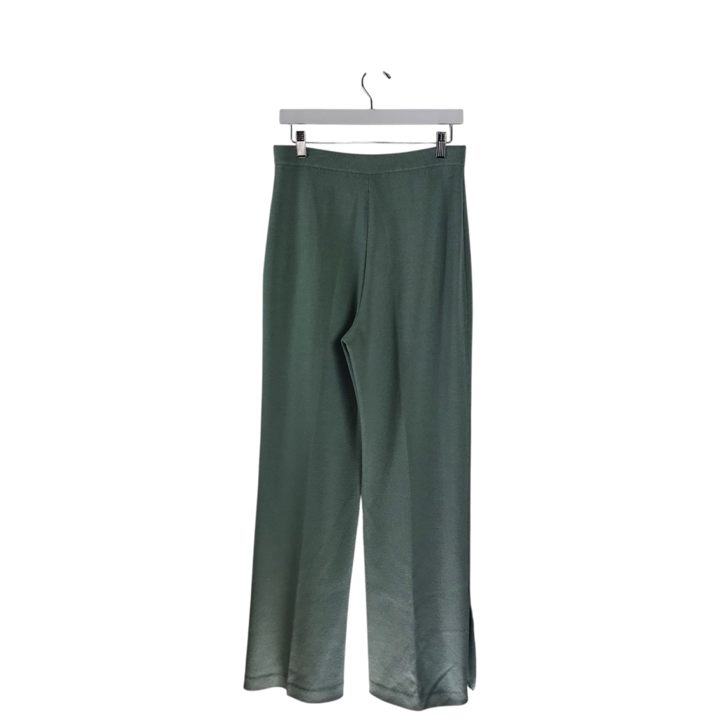 ST JOHN COLLECTION KNIT STRAIGHT LEG DESIGNER PANT SAGE 8