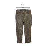 CHICO'S NWT$110 ANIMAL SLIM PANT BEIGE TAUPE 0.5