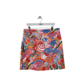 TALBOTS FLORAL MINI SKIRT MULTI 12