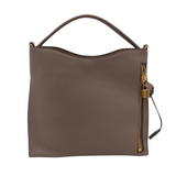 TOM FORD RET:$2690 ALIX LEATHER HOBO LUXE HANDBAG TAUPE