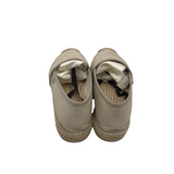 GUCCI GG MONOGRAM CANVAS ESPADRILLES LUXE SHOES TAUPE 39.5