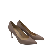 HEEL PUMP DESIGNER SHOES ROSY BROWN 6