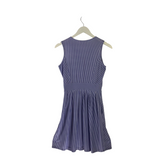 JUDE CONNALLY STRIPE SLEEVELESS DRESS WHITE BLUE XSMALL