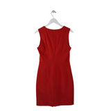 TRINA TURK SLEEVELESS DESIGNER DRESS RED MEDIUM