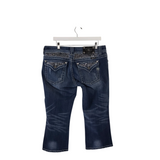 MISS ME CROP JEANS BLUE 32