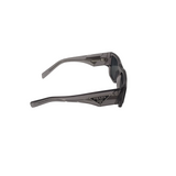 PRADA SPR10Z ACETATE SQUARE LUXE SUNGLASSES GREY