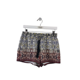 JOIE MINI DRAWSTRING DESIGNER SHORTS BLUE RED SMALL