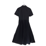 TORY BURCH RET$695 SHORT SLEEVE MIDI DESIGNER DRESS BLACK 2