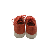 DESIGUAL EMBOSSED SNEAKER SHOES ORANGE WHITE 8