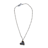 JAMES AVERY DOUBLE HEART .925/14K NECKLACE SILVER/GOLD