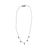 JAMES AVERY RET$160 HEART DROPS NECKLACE SILVER