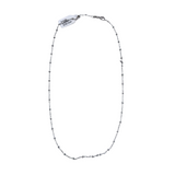 JAMES AVERY RET$43 BEADED CHAIN NECKLACE SILVER 16"