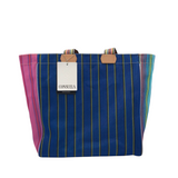 CONSUELA NWT$215 LARGE TOTE HANDBAG ORANGE BLUE