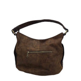PATRICIA NASH LEATHER HOBO SHOULDER HANDBAG BROWN T
