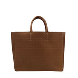 ARCADIA NWT LARGE LOGO TOTE HANDBAG BROWN