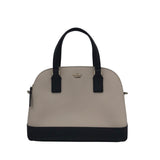 KATE SPADE SATCHEL CROSSBODY HANDBAG TAUPE BLACK