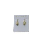 KENDRA SCOTT NWT$70 DANGLE EARRINGS GOLDTONE