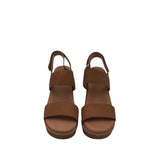 GENTLE SOULS RET$239 WEDGE SANDAL SHOES BROWN 8.5