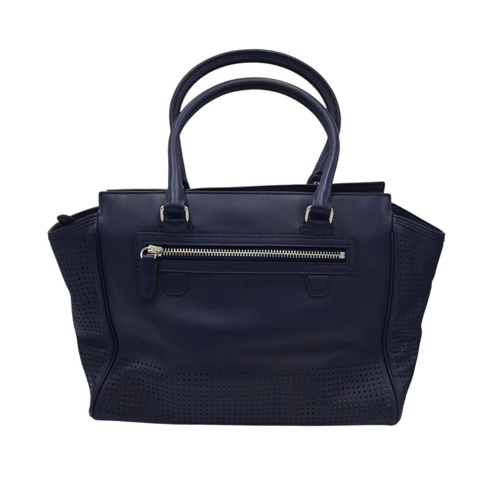 COACH RET$250 TOTE HANDBAG NAVY YELLOW