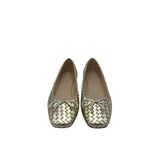 M.GEMI FLATS WOVEN SHOES GOLD 8