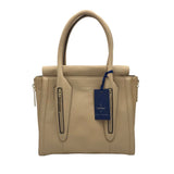 POUR LA VICTOIRE NWT$445 LEATHER TOTE HANDBAG BEIGE