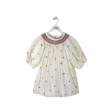 SAVANNA JANE EMBROIDERED TOP WHITE RED SMALL