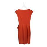 CHIARA BONI CAP SLEEVE DESIGNER DRESS ORANGE 40