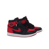 NIKE SATIN AIR JORDAN SNEAKER MEN SHOE RED BLACK 11.5