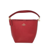 COACH BUCKET CROSSBODY HANDBAG RED