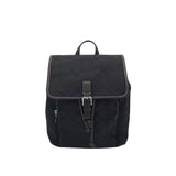MONOGRAM DRAWSTRING BACKPACK BLACK