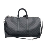 LOUIS VUITTON ROLLING CARRY-ON LUXE LUGGAGE BLACK