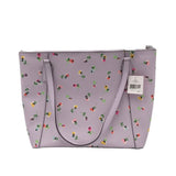 KATE SPADE NWT$399 FLORAL TOTE HANDBAG PURPLE GREEN