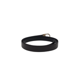 MONT BLANC HORSESHOE PIN BUCKLE MEN BELT BROWN GOLD 36"
