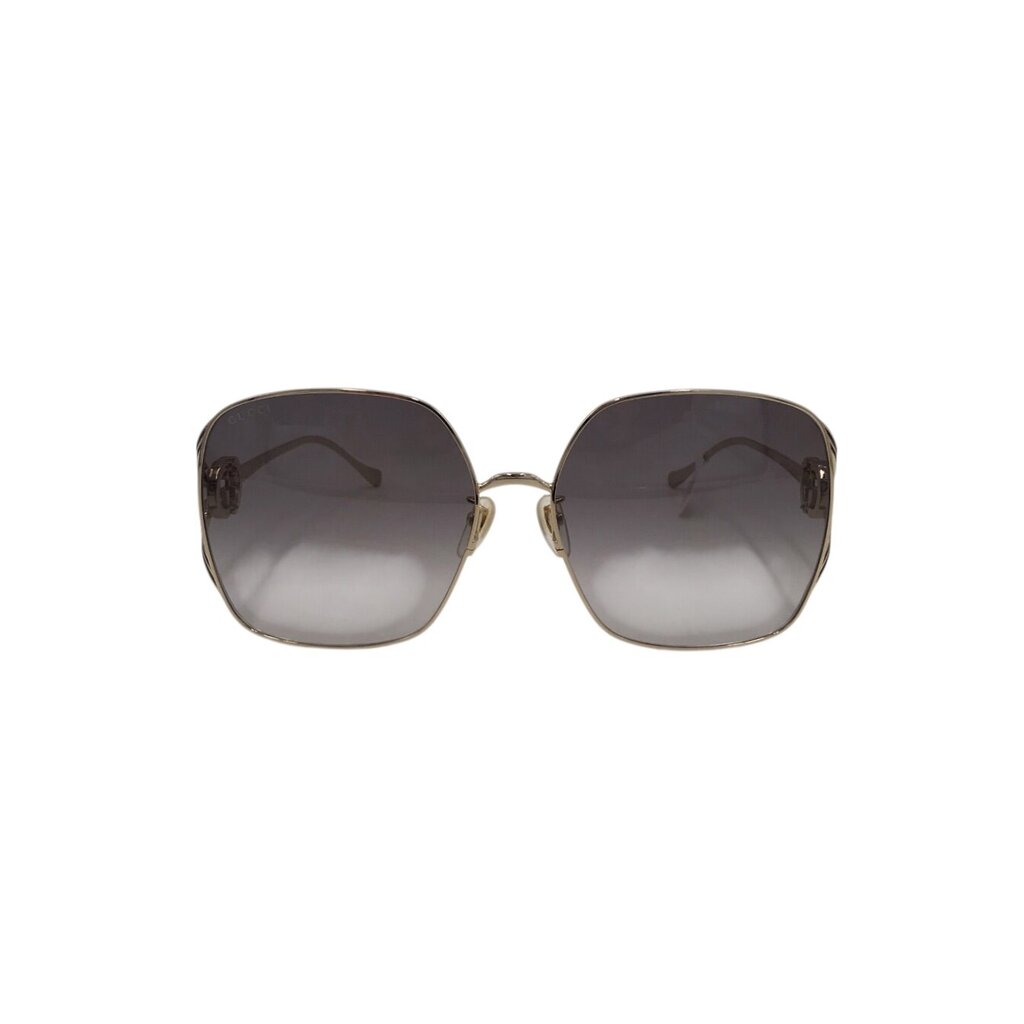 GUCCI GG SQ. METAL FRAME w/ CASE 1323S LUXE SUNGLASSES GOLD