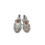 NWT$35 FLORAL FLAT SHOES BLUE 7.5
