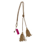 LILLY PULITZER NWT$78 TASSEL CHAIN NECKLACE JEWELRY GOLD