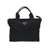 PRADA NYLON CROSSBODY LUXE HANDBAG BLACK