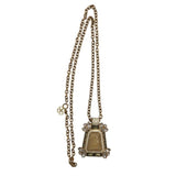 GEMSTONE PENDENT NECKLACE GOLD